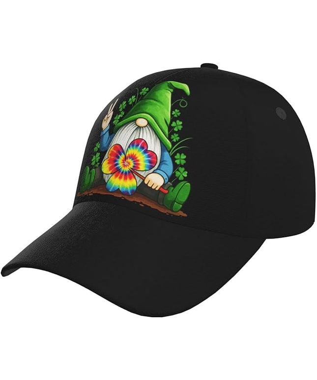 St. Patrick's Day Lucky Shamrock Hat Adjustable Irish Green Clover Baseball Cap Trucker Hat for Men Women