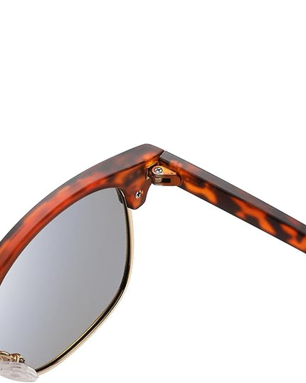 Pro Acme Semi-Rimless Polarized Sunglasses UV 400 Protection for Women Men