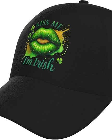 St. Patrick's Day Baseball Cap, Irish Green Clover Trucker Hat for Men Women, Fashion Adjustable Sun Visor Dad Hat