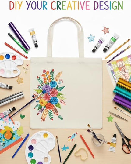 Marubhumi Eco-Friendly Natural Cotton Tote Bag for Women, Lightweight & Reusable for Shopping, Gifts & Daily Use
