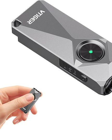VTIGER K1 800 High Lumens Key Chain Light, Small EDC Rechargeable Keychain Flashlight, Compact LED Tiny Flashlight with Magnetic, Mini Clip-on Pocket Lights for Camping, Emergency, Everyday Carry