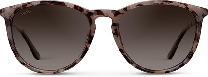 WearMe Pro Round Polarized Sunglasses for Women - UV400 Protection, Lightweight Frame, Vintage Retro Style