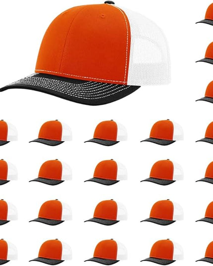 Richardson 112 Classic Six-Panel Adjustable Snapback Trucker Cap | Bulk Packs Available