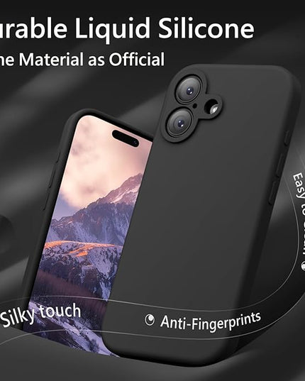 FireNova Magnetic for iPhone 17 Case, Compatible with MagSafe, [Integrated Silicone Camera Control Button] [Camera Protection] Anti-Scratch Microfiber Lining Phone Case, 6.3", Black