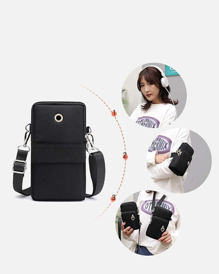 Small Crossbody Wallet Phone Bag Women Mini Crossbody Purse Cell Phone Shoulder Bag Mini Wallet Over Shoulder Strap