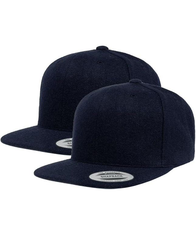 [2 Pack] Hybrid Stretch-Fitted Trucker Cap, Baseball Cap with Air Mesh