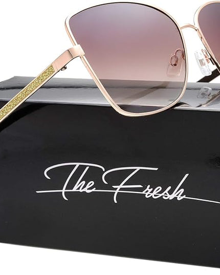 The Fresh Classic Crystal Elegant Women Beauty Design Sunglasses Gift Box