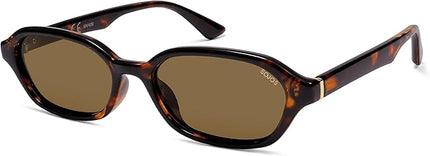 SOJOS Retro Rectangle Polarized Sunglasses for Women Men Trendy Hexagon Narrow Chic Y2K Sunnies SJ2629