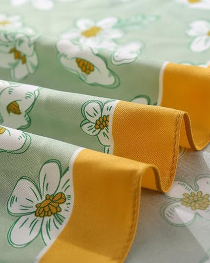 Julunar Silk Like Head Scarf for Women - Satin Large Hair Scarves - 35" Square Silk Hair Wrap for Sleeping with Gift Packed
