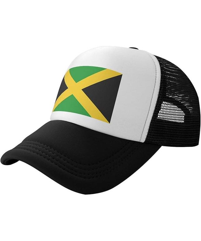 Cute Flag Baseball Cap for Men Women Mesh Trucker Hat Adjustable Patriotic Snapback Baseball Hat for Sports Running