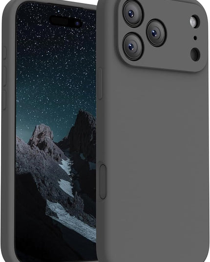FireNova Magnetic for iPhone 17 Pro Case, Compatible with MagSafe, [Integrated Silicone Camera Control Button] [Camera Protection] Anti-Scratch Microfiber Lining Phone Case, 6.3", Space Gray