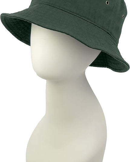 Utmost Bucket Hat 100% Cotton & Denim Lightweight Packable Outdoor Summer Beach Fishing Sun Hat