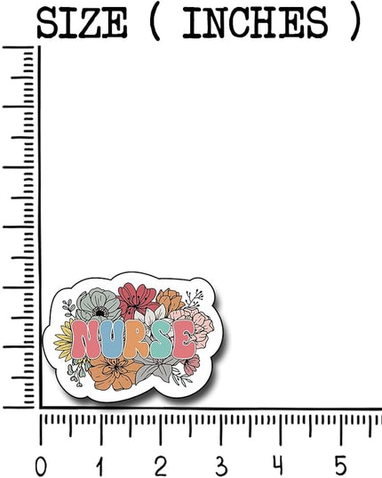 (3Pcs) Nurse Sticker, Sticker Gifts Decorate Books, Laptops, Nurse Practitioner Water Bottles Kindles Stickers, Phones Tumbler Waterproof Vinyl 3" Inch