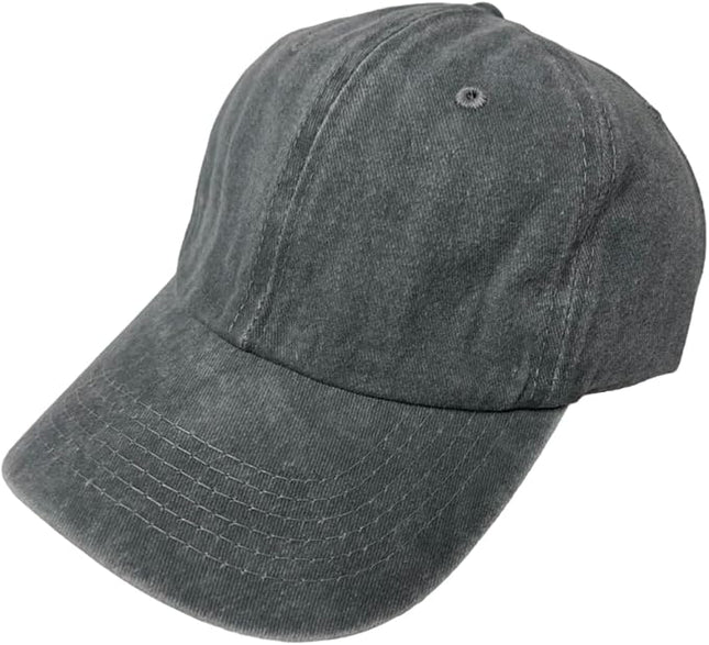 Roytrense Unisex 100% Cotton Washed Low Profile Dad Hat - Adjustable Baseball Cap for Outdoor Activities
