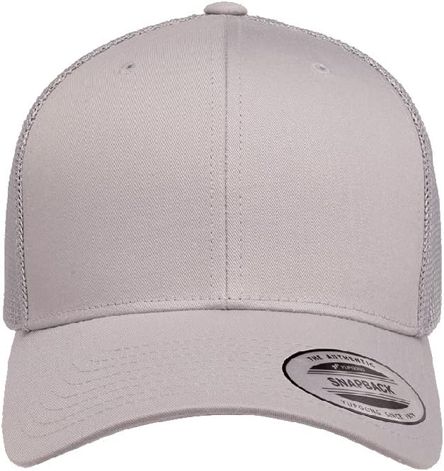 Yupoong Classic Premium Mesh 6 Panel Retro Trucker Cap | Mid Profile Snapback | OSFA | Bulk Pack Available