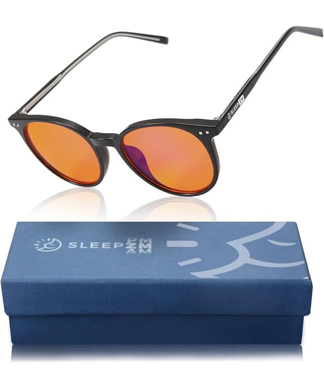 100% Blue Light Blocking Glasses - Women + Men - Better Sleep - Anti Eye Strain Protection - Computer Screens Gaming