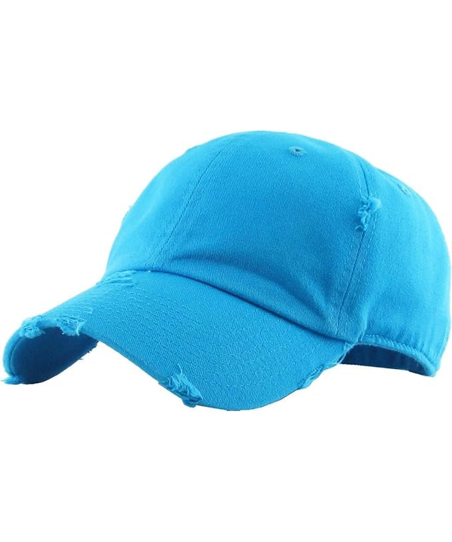 KBETHOS Vintage Washed Distressed Cotton Dad Hat Baseball Cap Adjustable Polo Trucker Unisex Style Headwear