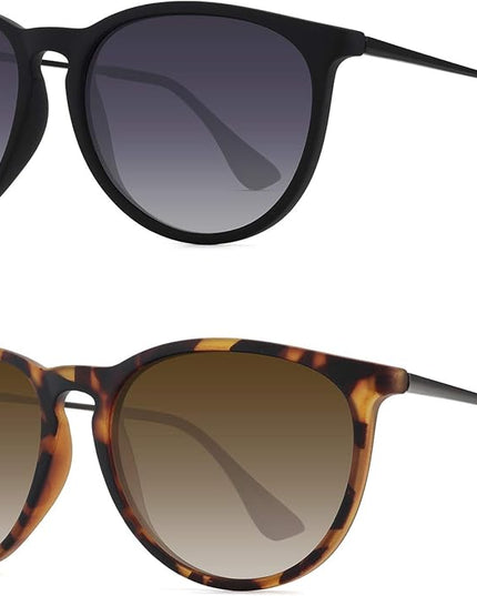 WOWSUN Retro Polarized Sunglasses Womens 2026 Trendy Round Classic Glasses