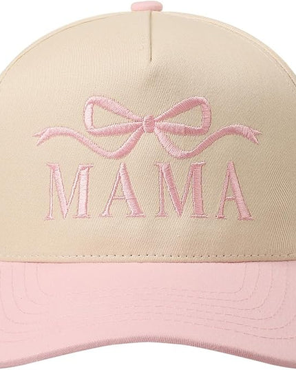 MIRMARU Two-Tone Vintage Canvas Trucker Hats for Men & Women, Adjustable Size Baseball Caps with Trendy Embroidered Design