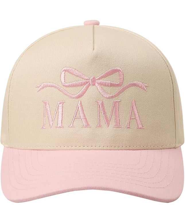 MIRMARU Two-Tone Vintage Canvas Trucker Hats for Men & Women, Adjustable Size Baseball Caps with Trendy Embroidered Design