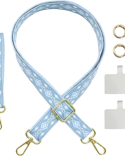 LEMEDE Adjustable Phone Lanyard - Phone Wristlet & Crossbody Phone Strap, Versatile for ID, Camera，Key straps(1" Width)