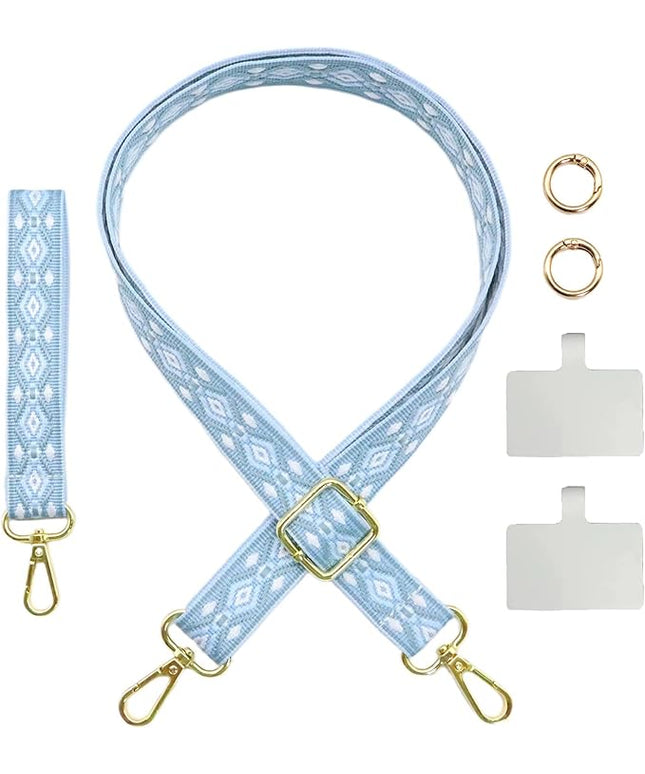 LEMEDE Adjustable Phone Lanyard - Phone Wristlet & Crossbody Phone Strap, Versatile for ID, Camera，Key straps(1" Width)