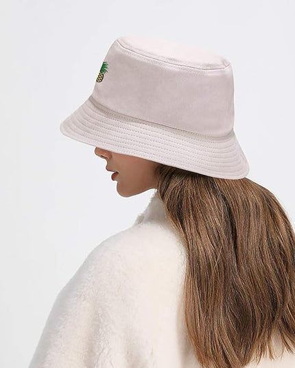 XYIYI Fashion Embroidery Bucket Hat Cotton Beach Fisherman Hats for Women Girls