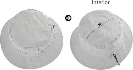 FEICUI Men Women Outdoor Bucket Hat Quick Dry Packable UV Protection Boonie Sun Hat