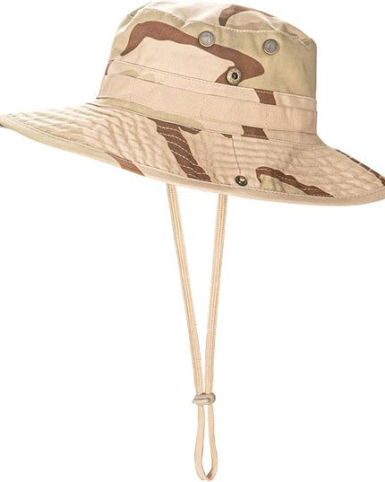 Sun Hats for Men Women Boonie Hat UPF 50+ Bucket Hat Wide Brim UV Protection Fishing Hiking Safari Outdoor Hats