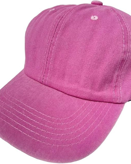 Roytrense Unisex 100% Cotton Washed Low Profile Dad Hat - Adjustable Baseball Cap for Outdoor Activities