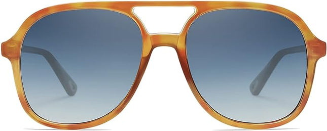 SOJOS Retro Polarized Aviator Sunglasses Womens Mens Classic 70s 80s Vintage Trendy Square Aviators SJ2174