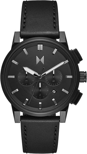 MVMT Chrono II Men’s Chronograph Watch – Ceramic Bracelet, Water Resistant, Minimalist Timepiece, Gift for Him