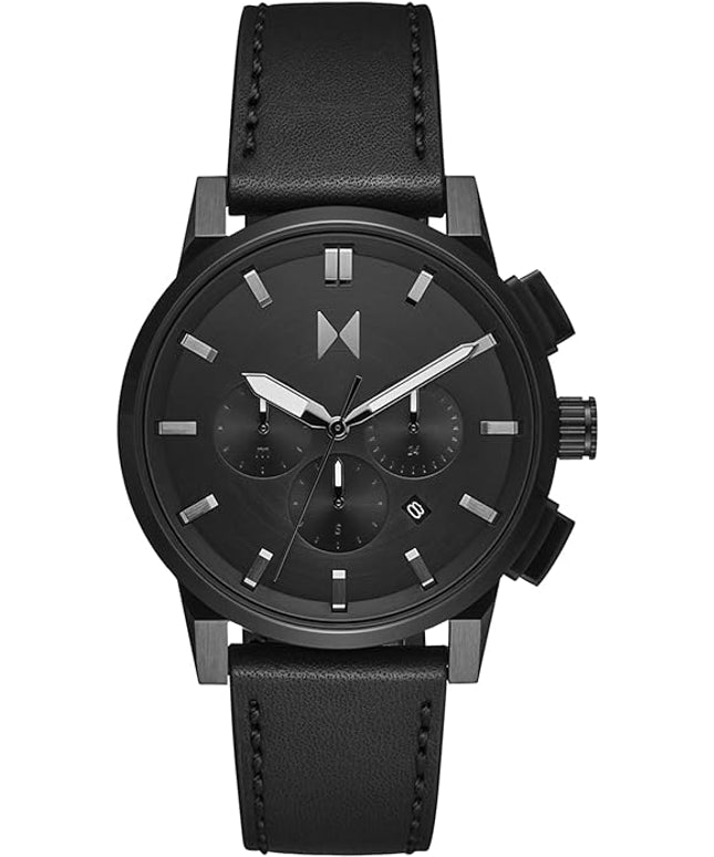 MVMT Chrono II Men’s Chronograph Watch – Ceramic Bracelet, Water Resistant, Minimalist Timepiece, Gift for Him
