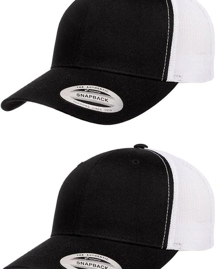 Yupoong Classic Premium Mesh 6 Panel Retro Trucker Cap | Mid Profile Snapback | OSFA | Bulk Pack Available
