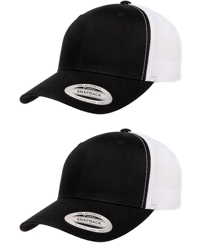 Yupoong Classic Premium Mesh 6 Panel Retro Trucker Cap | Mid Profile Snapback | OSFA | Bulk Pack Available