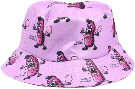 Pickle Monsters Bucket Hat - Fun Pickleball Hat Featuring The Dreaded Crew - 3 Sizes!