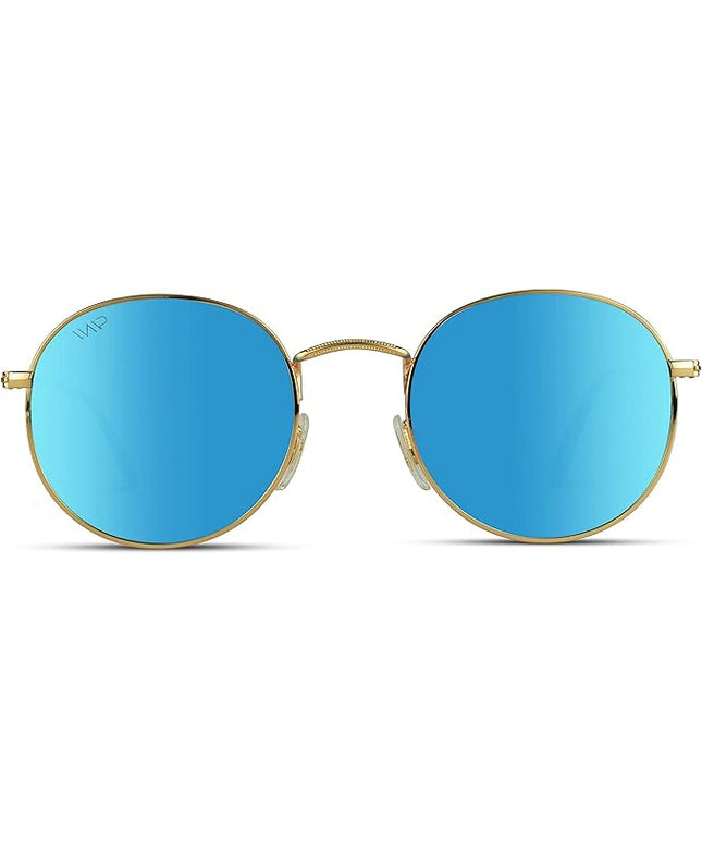 WearMe Pro - Reflective Lens Round Trendy Sunglasses
