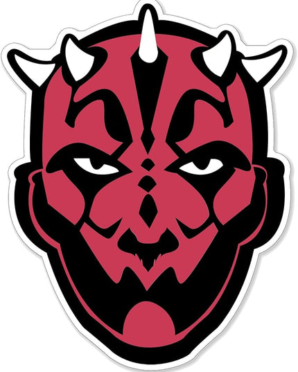(1PC) Sith Dark Force Face Sticker for Phone Tablet Laptop Car Truck Window | 5" Sticker