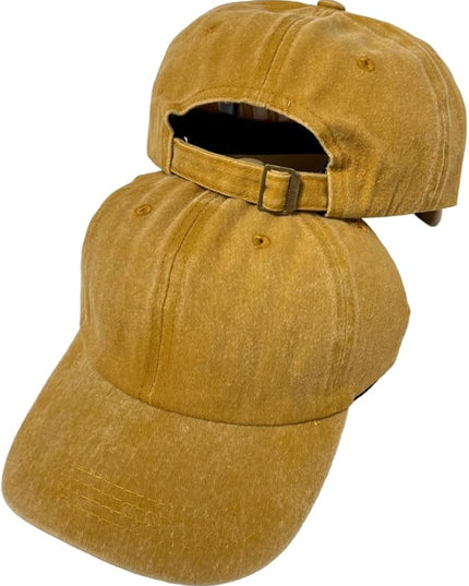 Roytrense Unisex 100% Cotton Washed Low Profile Dad Hat - Adjustable Baseball Cap for Outdoor Activities