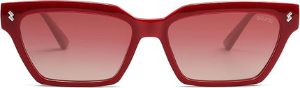 SOJOS Trendy Polarized Sunglasses Womens Men Retro Vintage 90s Cute Cat Eye Narrow Sun Glasses SJ2381