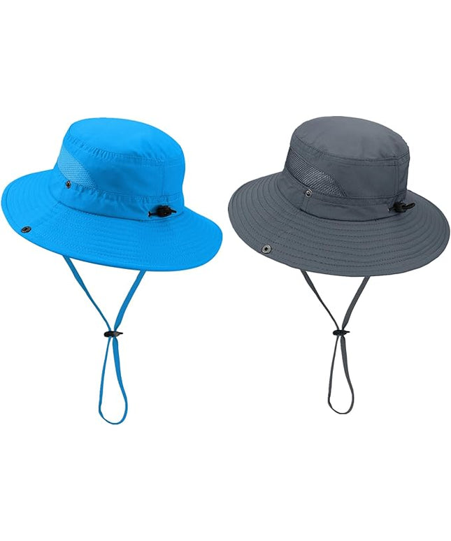 Century Star Outdoor Kids Sun Hat UPF 50+ Quick Dry Adjustable Bucket Hat Windproof Waterproof Beach Fishing Safari Hat