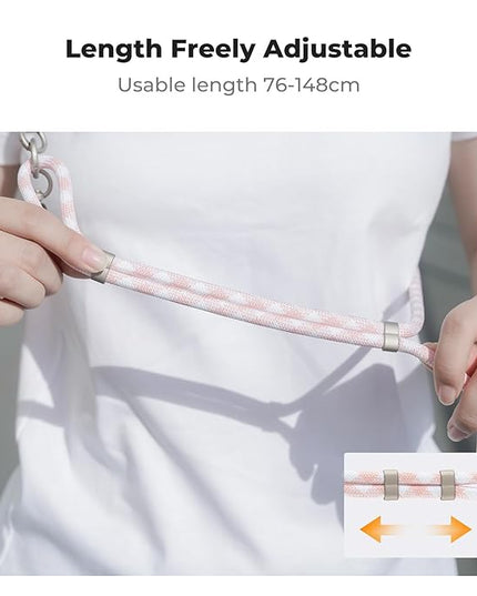 K&F CONCEPT 2-in-1 Phone Lanyard Crossbody with 1/4" Screw, Adjustable Anti Theft Crossbody Strap Compatible for DJI Osmo