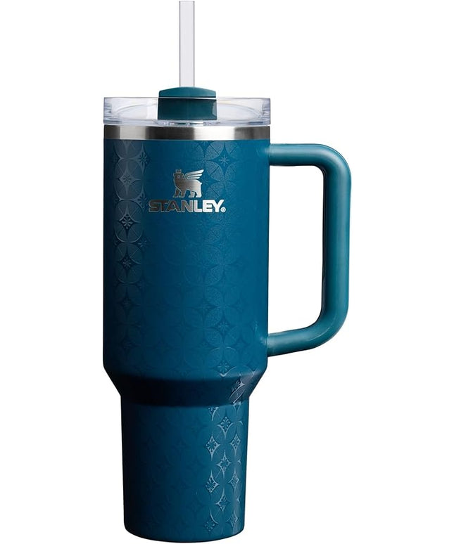 STANLEY Quencher H2.0 Tumbler with Handle and Straw 40 oz | Flowstate 3-Position Lid | Cup Holder Compatible for Travel | Insulated Stainless Steel Cup | BPA-Free | Ponderosa Star