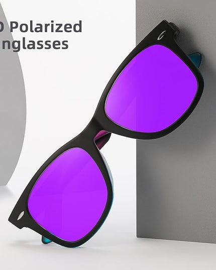 MEETSUN Polarized Sunglasses for Women Men Classic Retro Square Frame Driving Sun Glasses UV Protection