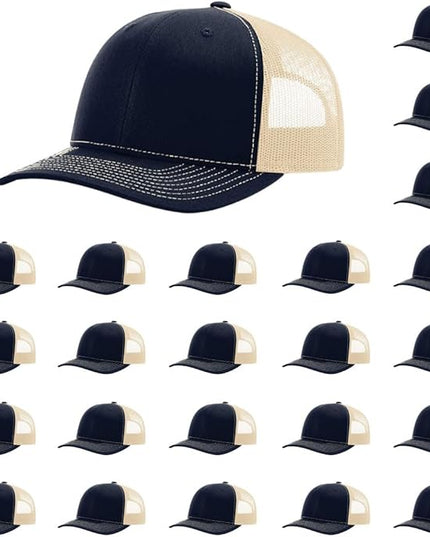 Richardson 112 Classic Six-Panel Adjustable Snapback Trucker Cap | Bulk Packs Available