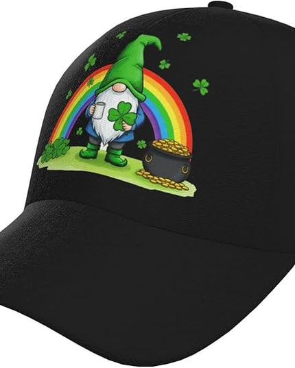St. Patrick's Day Baseball Cap, Irish Green Clover Trucker Hat for Men Women, Fashion Adjustable Sun Visor Dad Hat