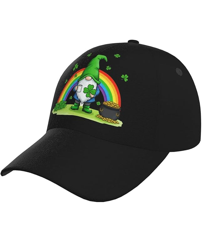 St. Patrick's Day Baseball Cap, Irish Green Clover Trucker Hat for Men Women, Fashion Adjustable Sun Visor Dad Hat