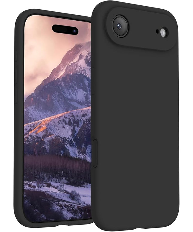 FireNova Magnetic for iPhone Air Case, Compatible with MagSafe, [Integrated Silicone Camera Control Button] [Camera Protection] Microfiber Lining Phone Case for iPhone 17 Air, 6.5", Black