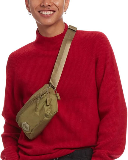 Baboon to the Moon Fanny Pack Full Size 3L Water Repellent Waist Bags Crossbody Belt Bag Lightweight Travel Everyday Bag for Men Women, Crocodile
