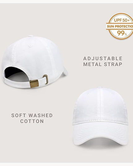 CHOK.LIDS Everyday Premium Dad Hat Unisex Cotton Baseball Cap for Men and Women Adjustable Lightweight Polo Style Curved Brim